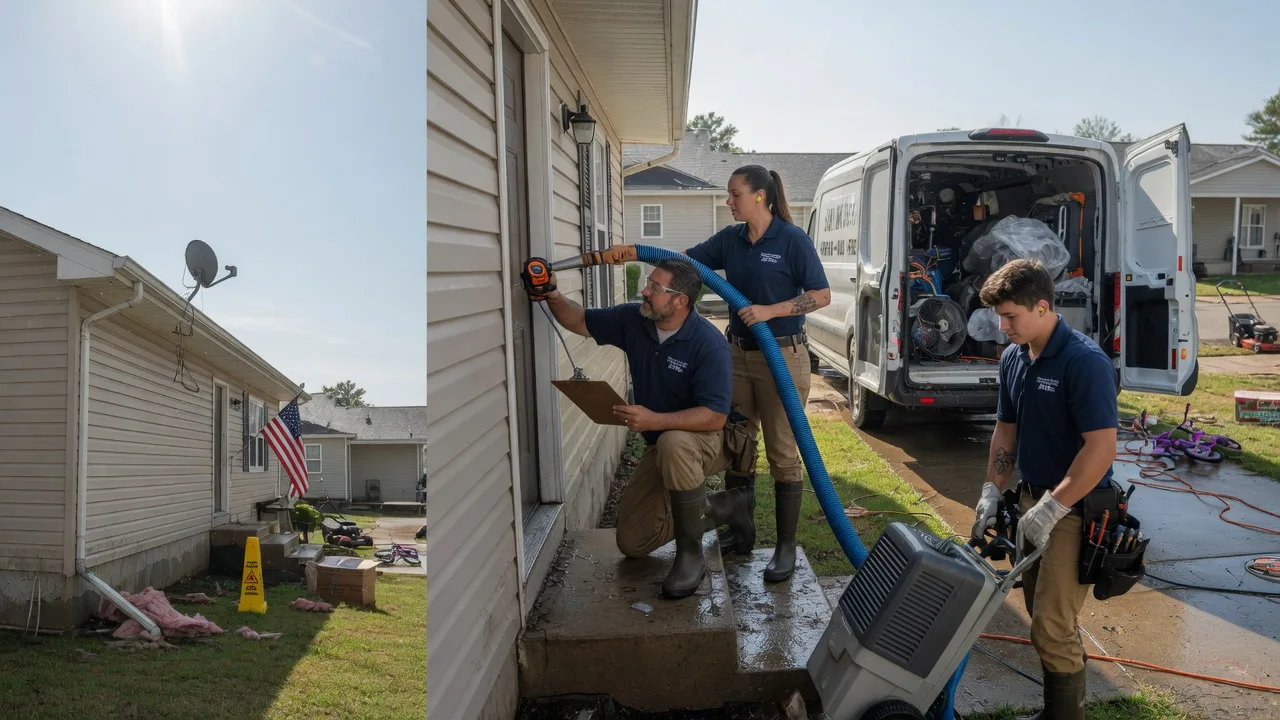 Ceiling Water Damage Restoration in Nineveh, IN near me